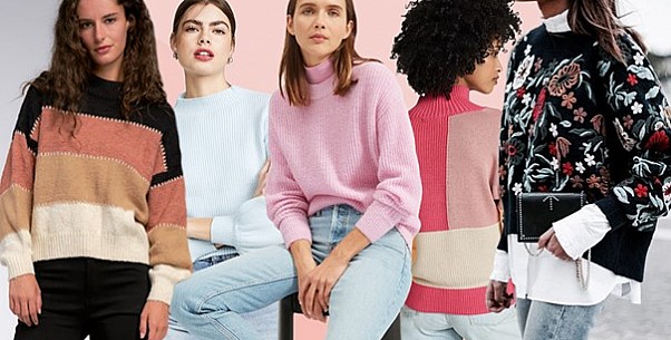 Knitted sweaters with whimsical patterns will be a hit this winter