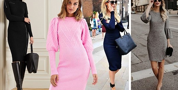 The feminine body dress is an absolute hit this winter