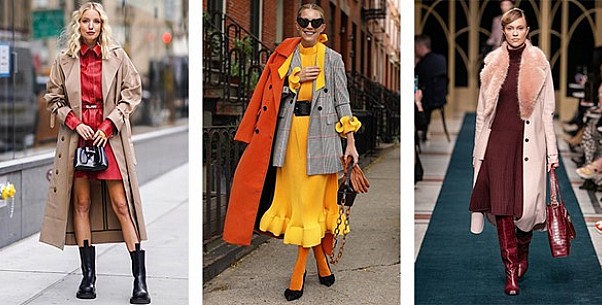 How to wear a dress in the spring?