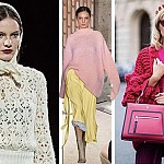 Sweaters with original knits will be a fashion hit in the spring