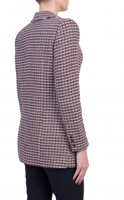 Double-breasted Women's Jacket Long Sleeve J 4775 / 2020 Double-breasted Women's Jacket Long Sleeve J 4775 / 2020