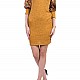 Knitted Ladies Dress in Red R 6295 RED / 2020