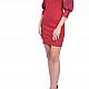 Knitted Ladies Dress in Red R 6295 RED / 2020