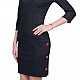 Black Women's Elegant Dress R 6332 / 2020