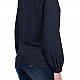 Black Ladies Blouse with Long Sleeve B 50727 / 2020