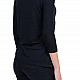 Knitted Women's Blouse with Stamp B 50728 BLACK / 2020