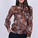 Chiffon Women's Blouse with Long Sleeves 20407 / 2020