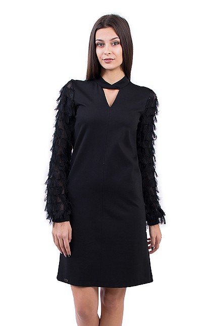 Elegant Lady's Dress in Black R 18580