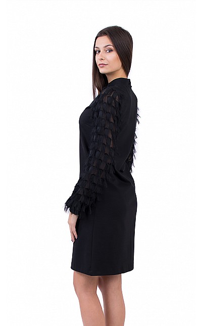 Elegant Lady's Dress in Black R 18580