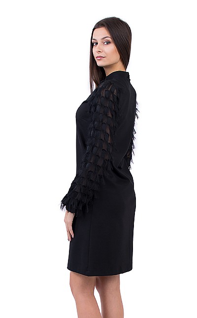 Elegant Lady's Dress in Black R 18580