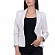 White Women's Jacket with Long Sleeve 19519 / 2020