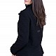 Women's Black Wool Coat J 19565 BLACK