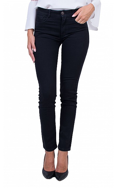 Black Women's Denim Pants N 19567 / 2020