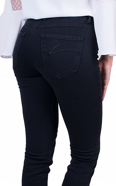 Black Women's Denim Pants N 19567 / 2020