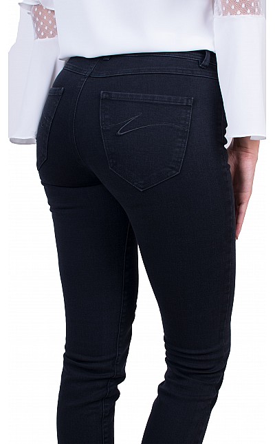 Black Women's Denim Pants N 19567 / 2020