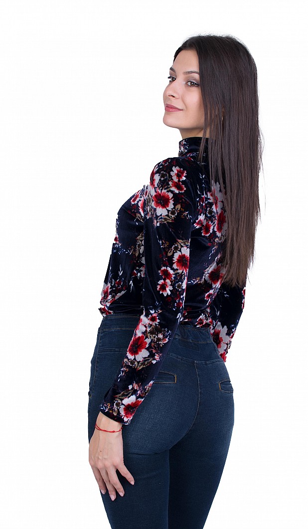 Women's Blouse Blue Velvet B 20530 / 2021