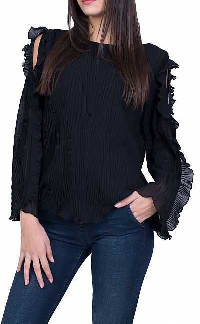 Women's Black Blouse Soley B 20536 / 2021