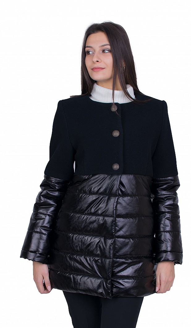 Women's Black Woolen Jacket J 20537 / 2021