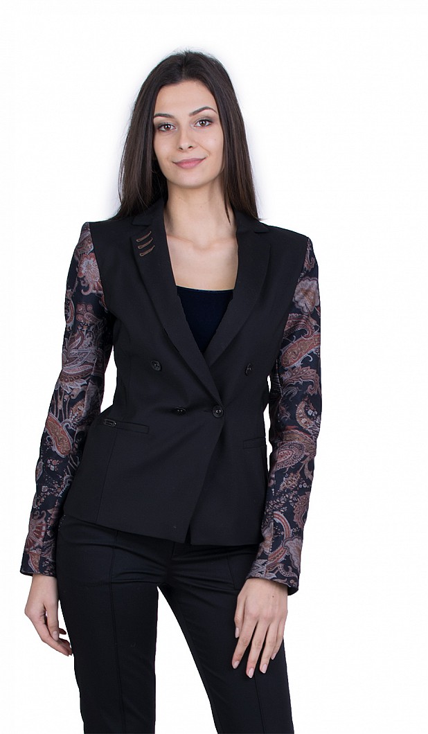 Black Women's Elegant Jacket 21563 / 2022