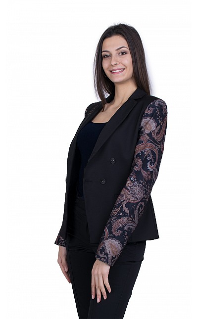 Black Women's Elegant Jacket 21563 / 2022