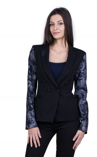 Black Women's Elegant Jacket 21565 / 2022