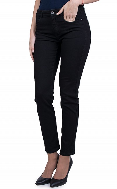 Black Women's Denim Pants 21561 / 2022