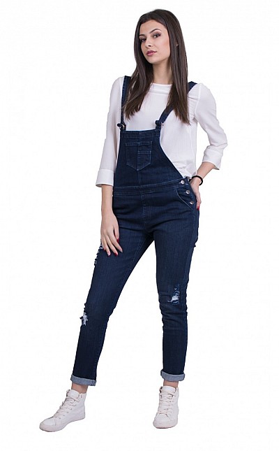 Womens denim overalls G18103