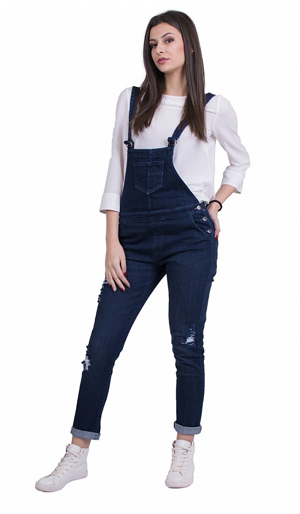 Womens denim overalls G18103