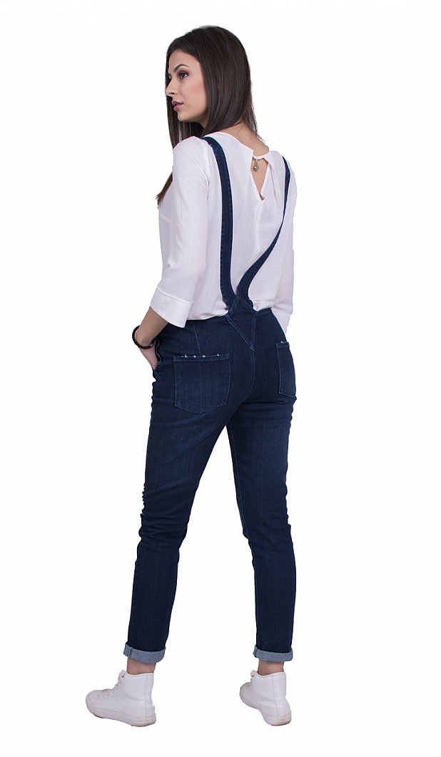 Womens denim overalls G18103