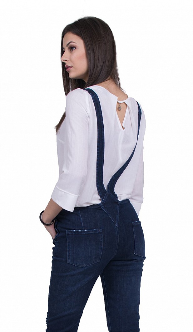 Womens denim overalls G18103