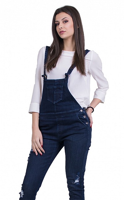 Womens denim overalls G18103