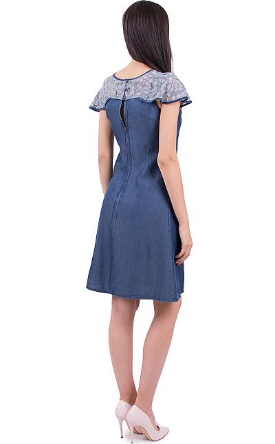 Ladies Summer Denim Dress R 18155