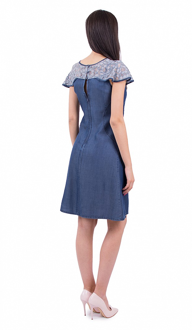 Ladies Summer Denim Dress R 18155