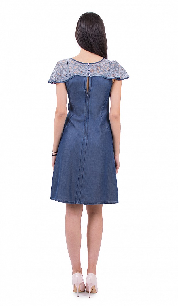 Ladies Summer Denim Dress R 18155