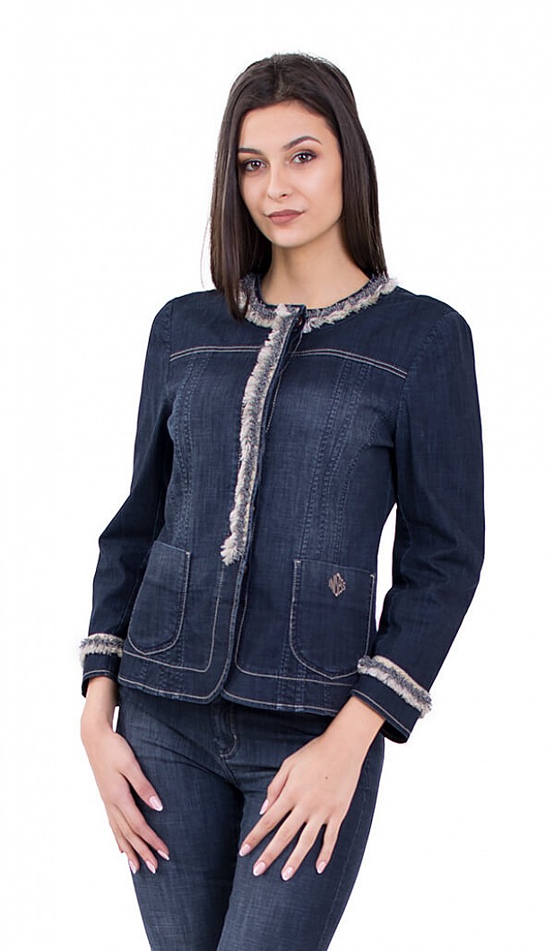 Women's Denim Jacket with Long Sleeve J 19107 / 2019