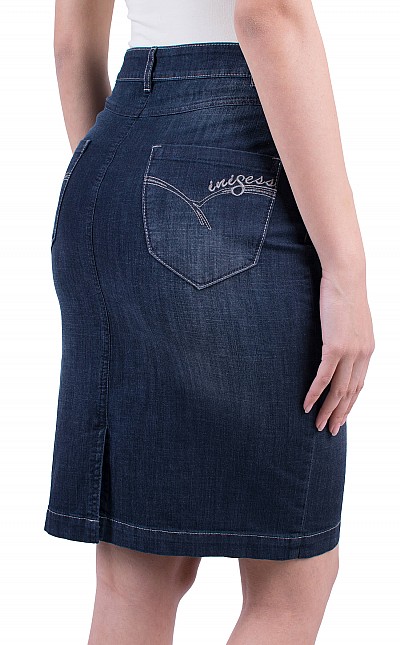 Women's Denim Skirt Business Length P 19143 / 2019