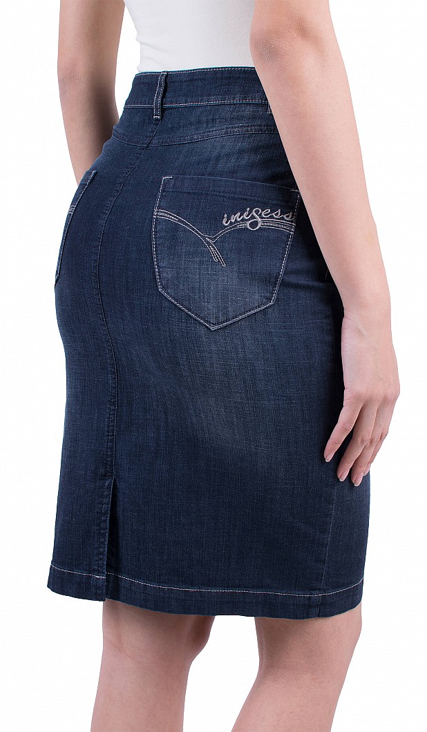 Women's Denim Skirt Business Length P 19143 / 2019