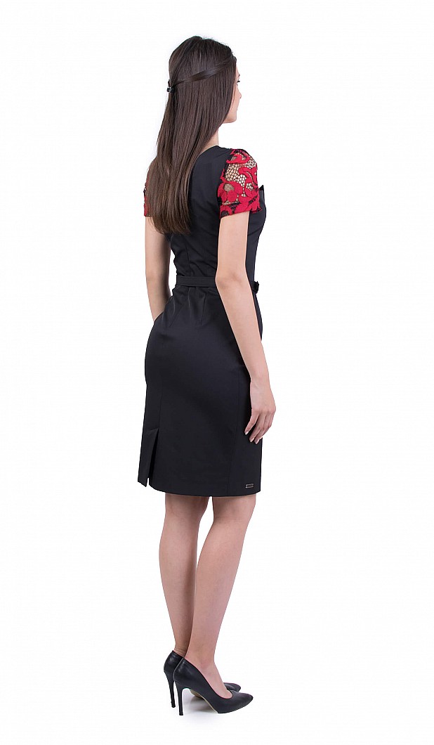 Elegant Black Lady Dress R 19232