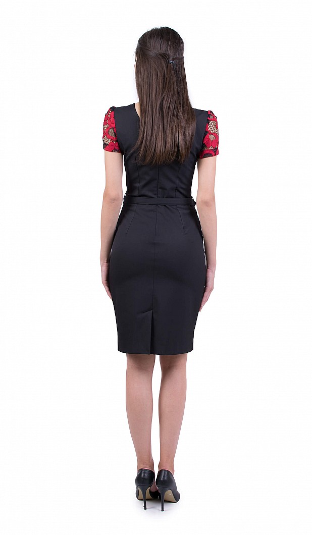 Elegant Black Lady Dress R 19232