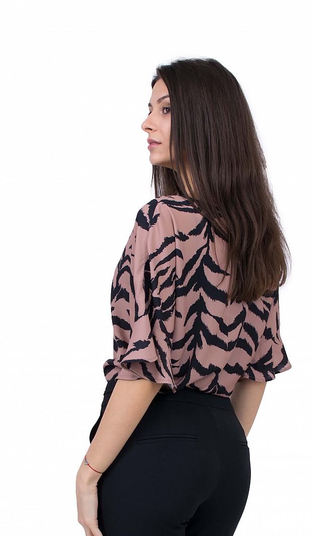 Women's Blouse with Short Sleeve B 20120 / 2020