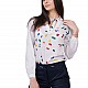 Women's White Shirt with Long Sleeves B 20157 / 2020