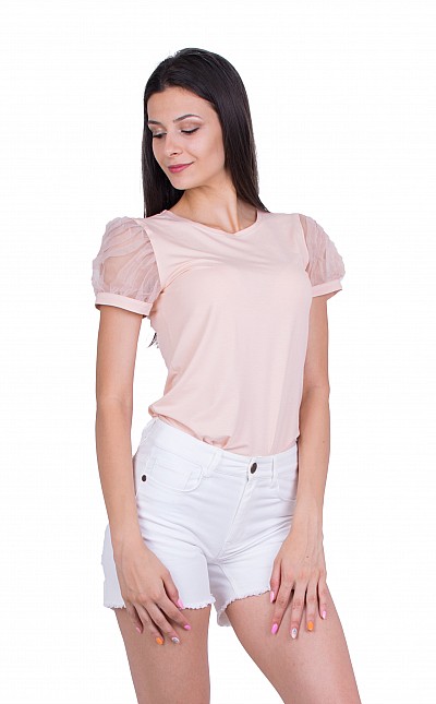 Women's Blouse with Short Sleeves B 20277 / 2020