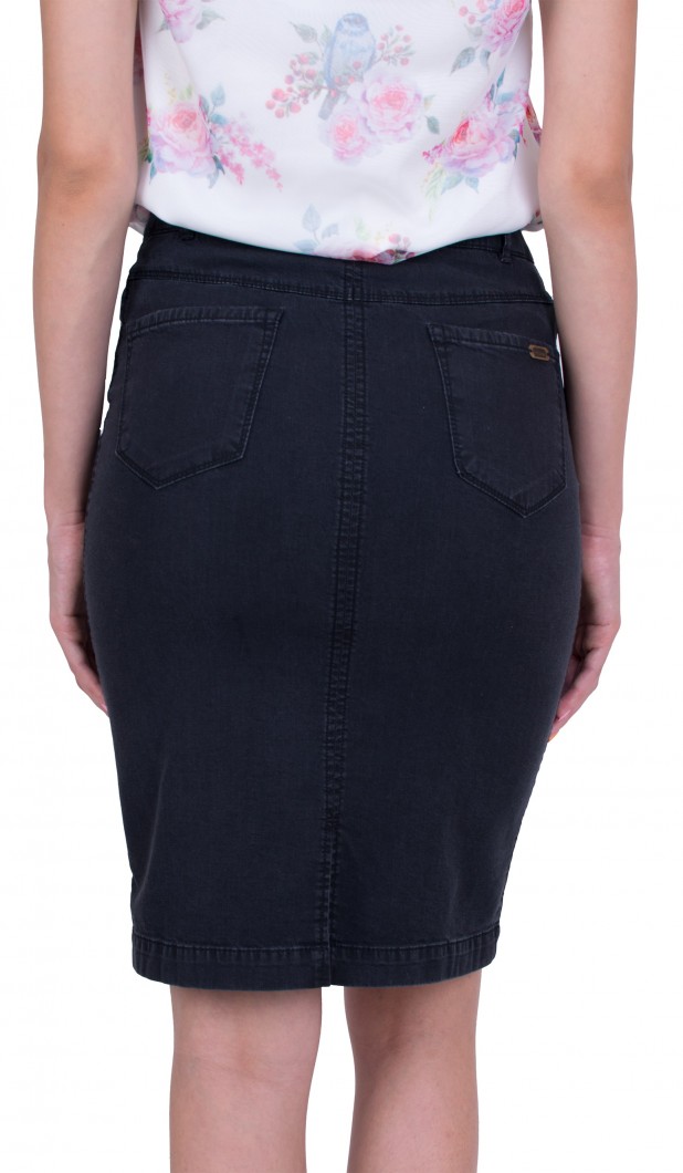 Women's Denim Skirt Business Length P 20154 / 2020 Women's Denim Skirt Business Length P 20154 / 2020
