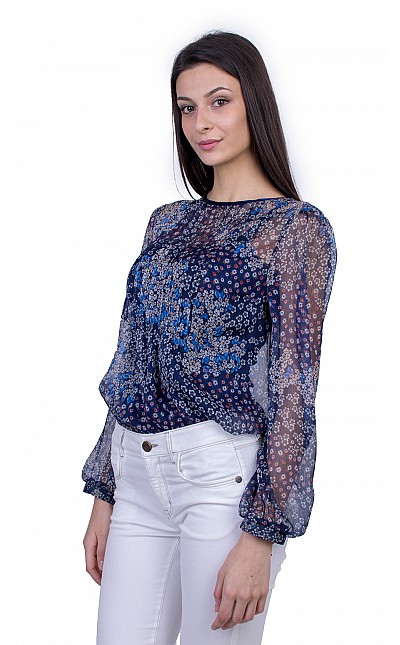 Chiffon Women's Blouse with Long Sleeves 21135 / 2021