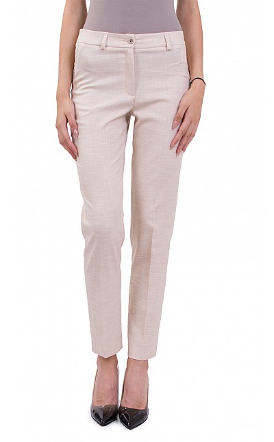 Women's Summer Pants with 9/10 length N 18158 Biege