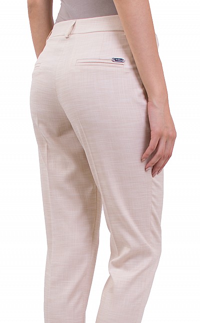 Women's Summer Pants with 9/10 length N 18158 Biege