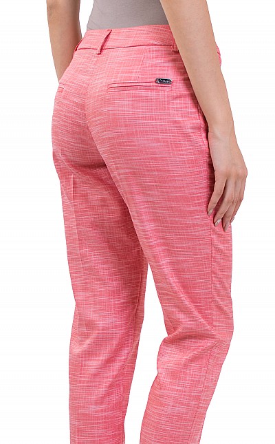 Women's Summer Pants with 9/10 length 18158 RED