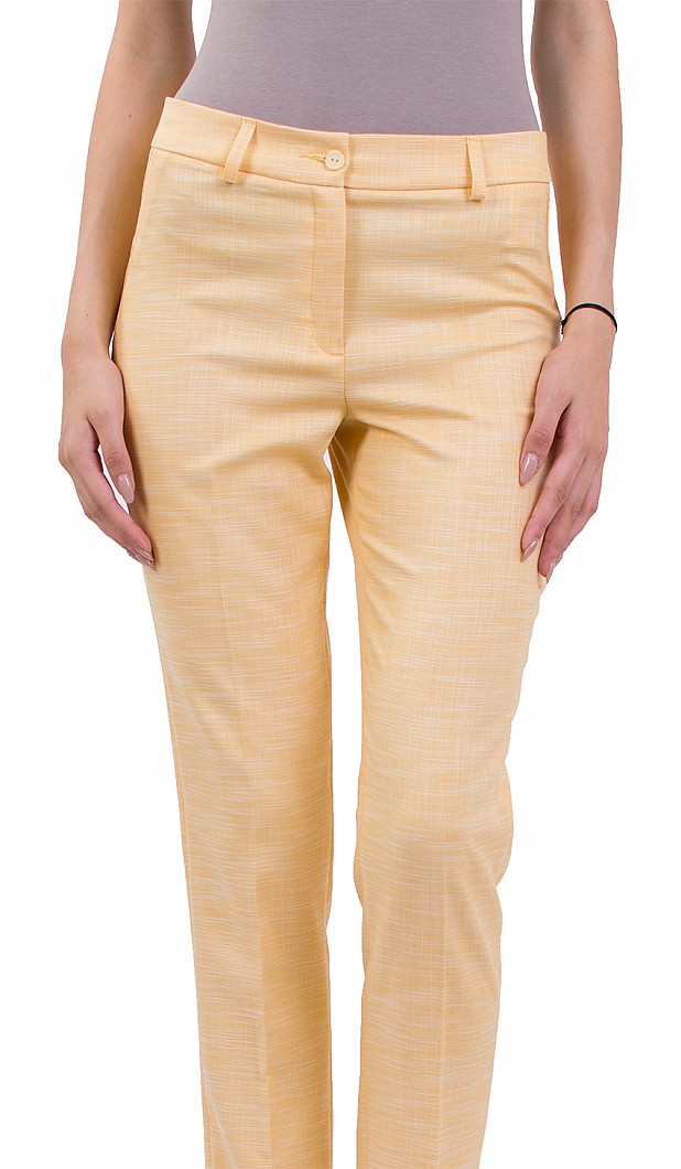 Летен Дамски Панталон с 9/10 дължина 18158 Yellow