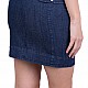 Short denim skirt P 21113