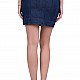 Short denim skirt P 21113